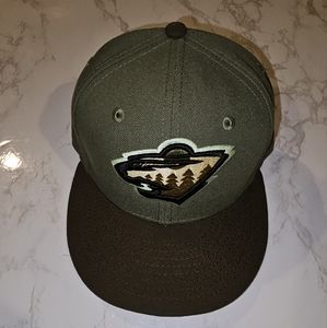 Rare Minnesota Wild NHL fitted New Era hat 7 1/8